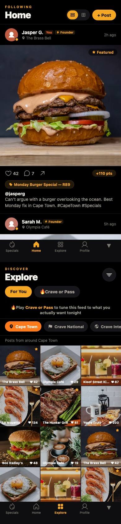 The Crave app